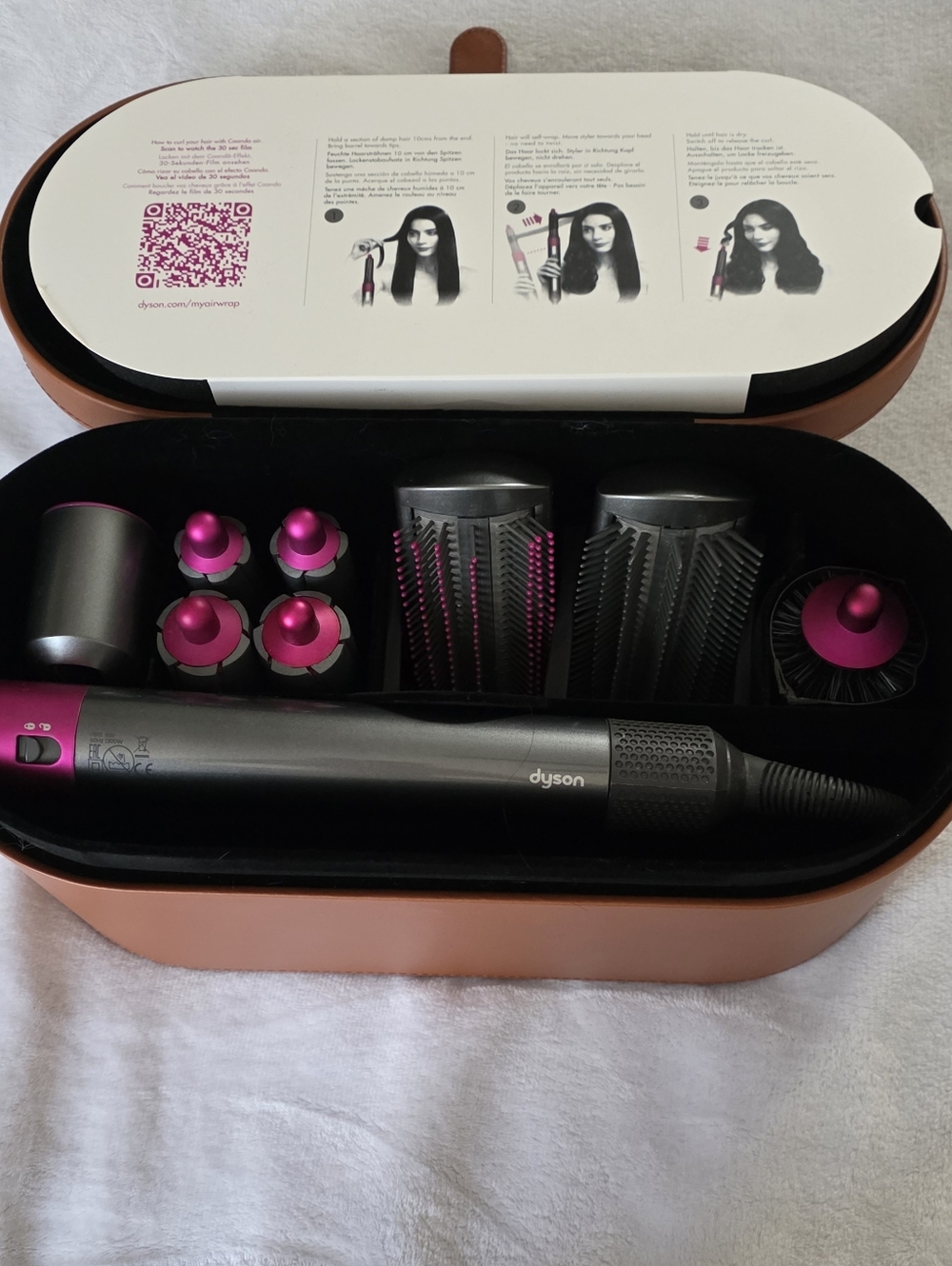 Dyson Airwrap Complete Styler in Black and Fuchsia